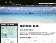 Tablet Screenshot of phi-phi.tv